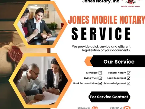 Jones New Jersey Mobile Notary Signing Agent