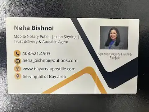 Neha’s Mobile Notary & Apostille Services